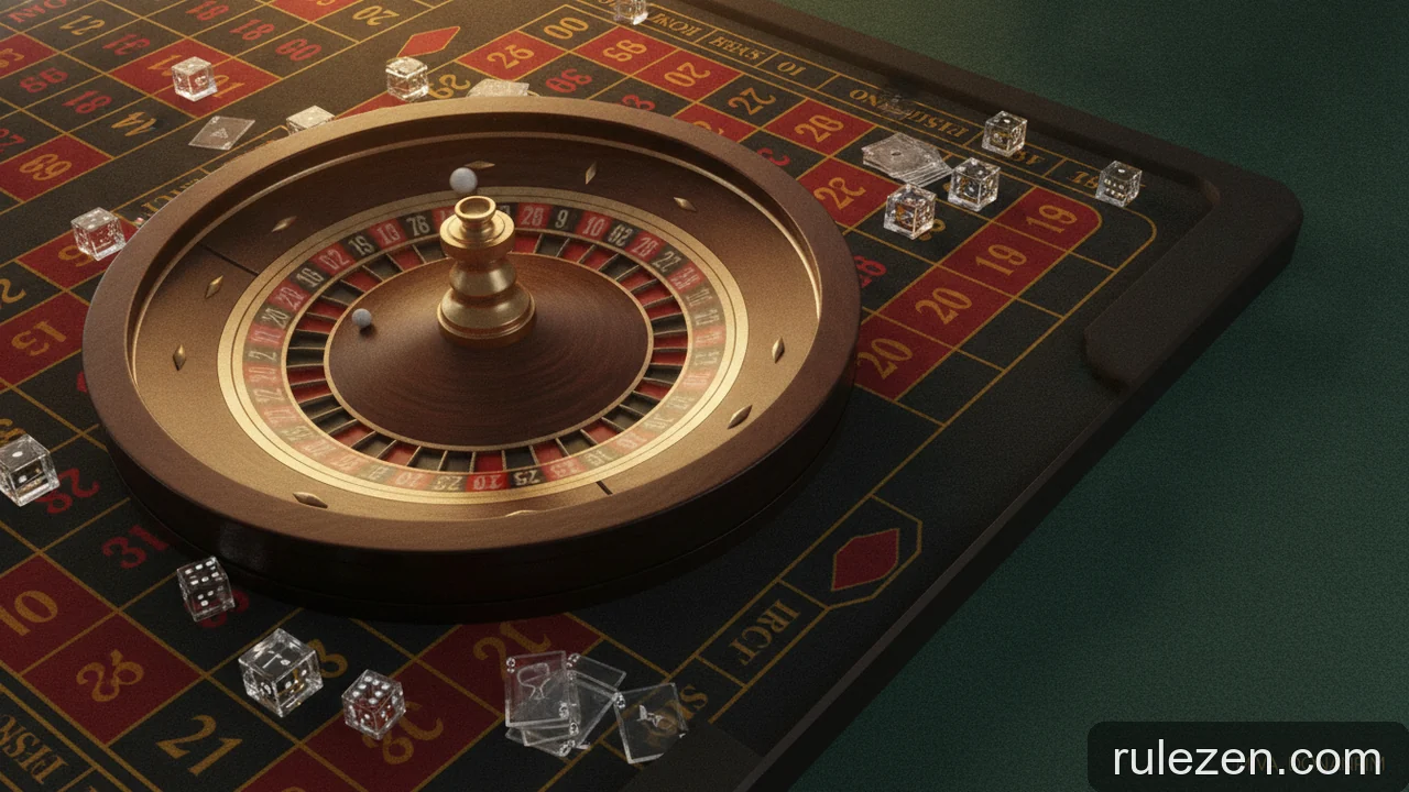 Minh họa: Cách chơi Roulette: bàn số, bánh xe và các loại cược trong ngoài