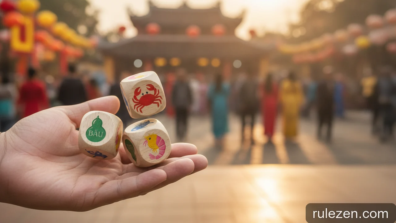 Minh họa: Mẹo chơi Bầu Cua có thật không? Kiểm tra cầu, chuỗi và xác suất độc lập