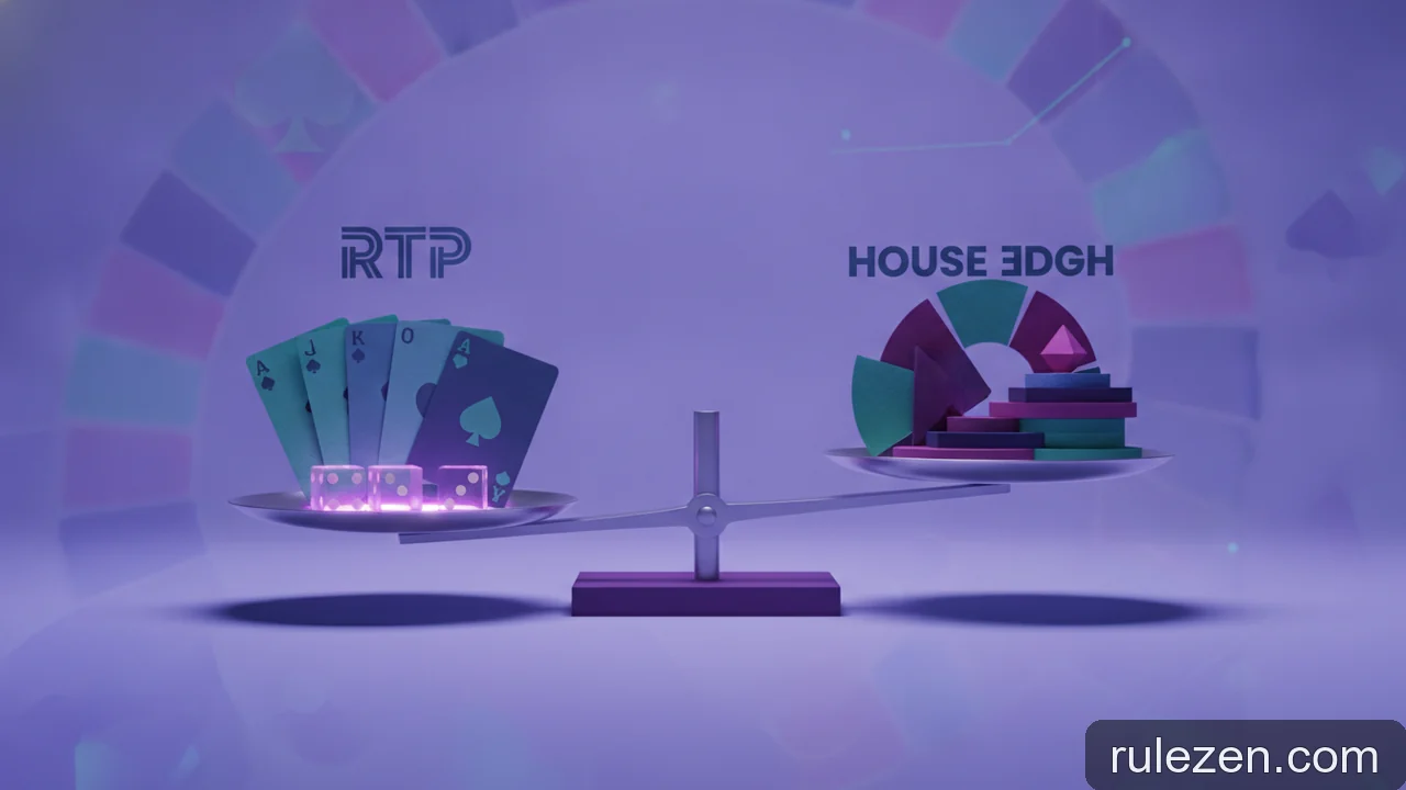 Minh họa: Phân biệt RTP và House Edge: Điểm giống và khác nhau cơ bản