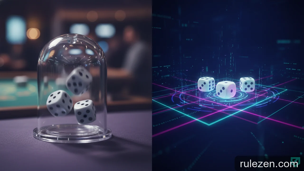 Minh họa: Sic Bo Live và RNG: Điểm khác biệt giữa bàn chia bài trực tiếp và kết quả ngẫu nhiên