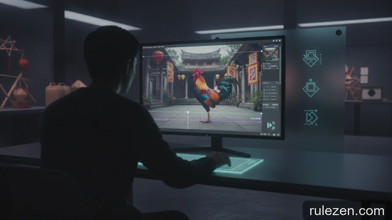 Minh họa: Tua lại video đá gà có làm bằng chứng đáng tin hơn không? Giới hạn của góc quay và cắt dựng