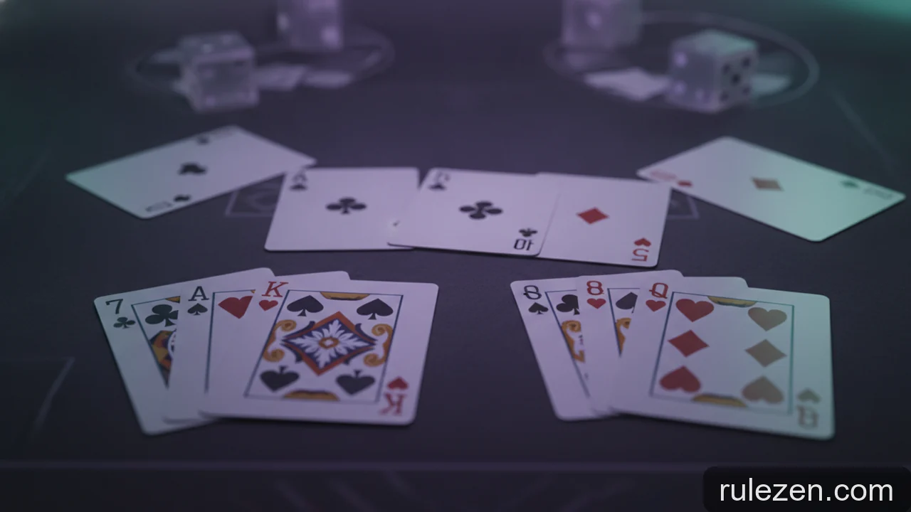 Minh họa: Ví dụ so bài Poker thực tế: Áp dụng quy tắc Kicker và đồng hạng