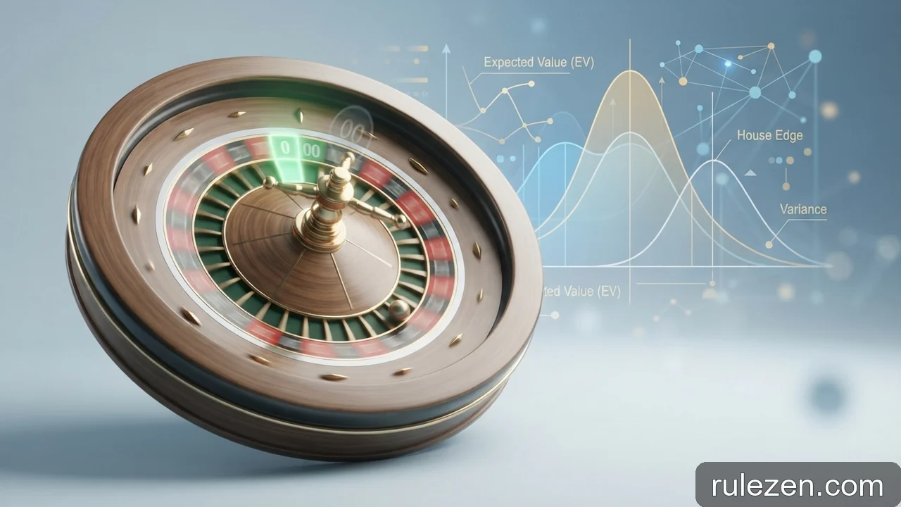 Minh họa: Ý nghĩa toán học của ô số 0 trong việc định hình xác suất trò chơi roulette